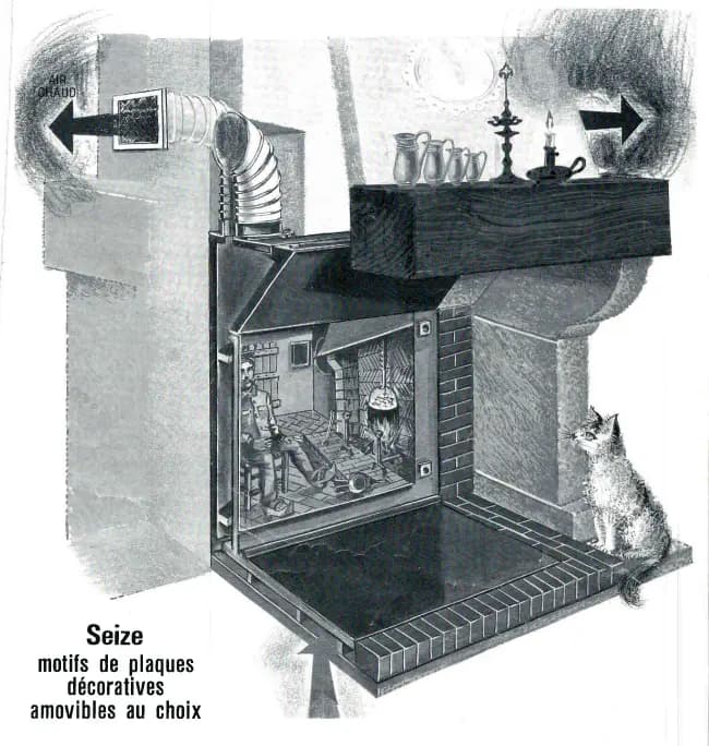 Recuperatore di calore per camino e stufa