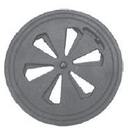 Aeratore rotondo regolabile