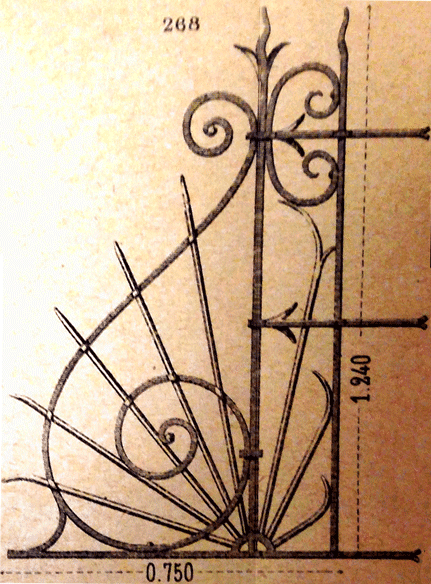 Griglia di separazione in ghisa Loiselet - 3° modello
