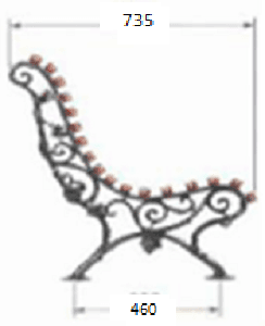 Piede di banco grappolo d'uva