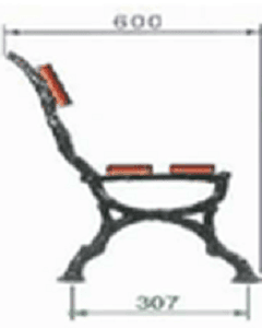 Piede di panca liana