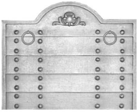 Rustico con chiodi e anelli