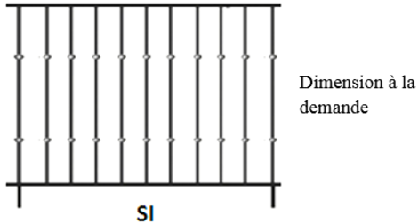 Parapetti balaustre in ghisa Uccellino