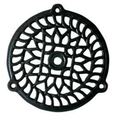 grille ronde fonte