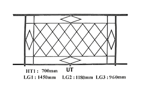 Balcon garde-corps balustrade en fonte Loiselet