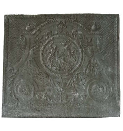 Placca decorato di camini