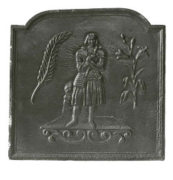 Placca decorato di camini