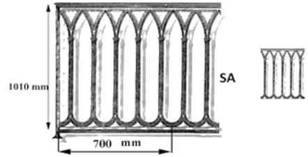 Parapetti balaustre in ghisa Uccellino