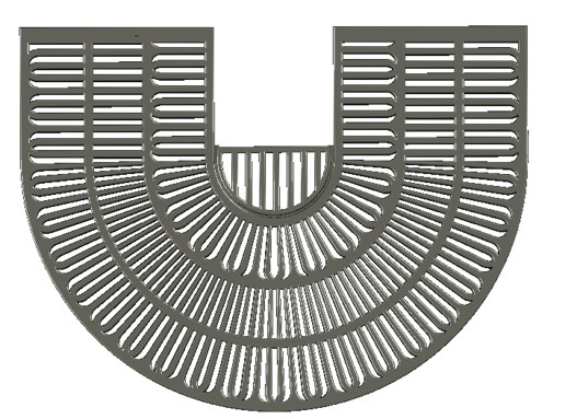 Grille de fontaine Fonte