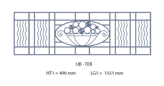 Balcon garde-corps balustrade en fonte Loiselet