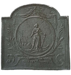 Placca decorato di camini