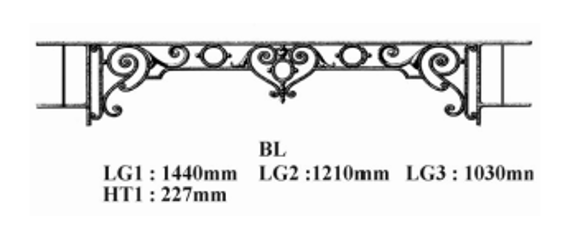 BARRE D'APPUI DE FENETRE GARDE CORPS BALUSTRADE LOISELET - BL