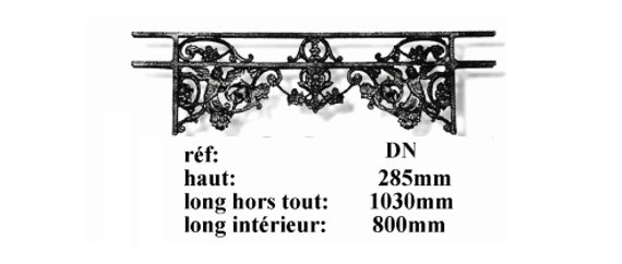 BARRE D'APPUI DE FENETRE GARDE CORPS BALUSTRADE LOISELET - DN