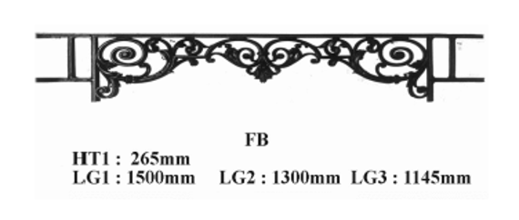 BARRE D'APPUI DE FENETRE GARDE CORPS BALUSTRADE LOISELET - FB