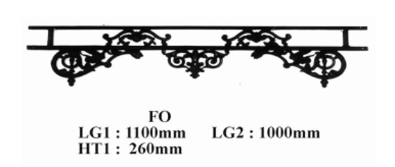 BARRE D'APPUI DE FENETRE GARDE CORPS BALUSTRADE LOISELET - FO