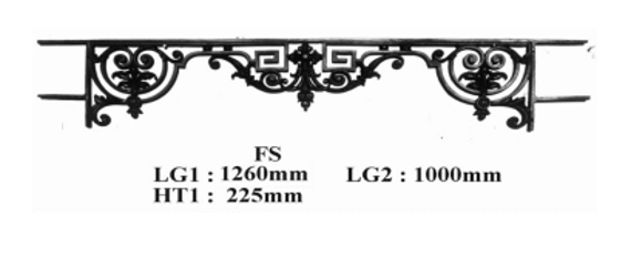 BARRE D'APPUI DE FENETRE GARDE CORPS BALUSTRADE LOISELET - FS