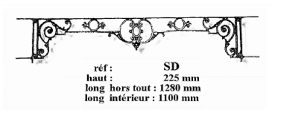 BARRE D'APPUI DE FENETRE GARDE CORPS BALUSTRADE LOISELET - SD