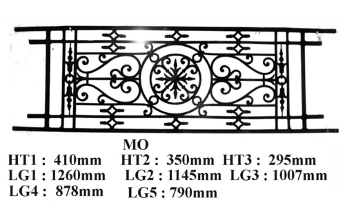 GRILLE DE BALCON GARDE CORPS BALUSTRADE LOISELET - MO