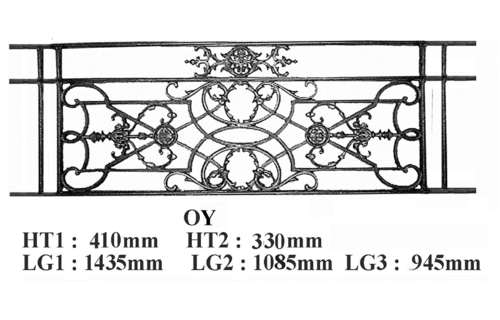 GRILLE DE BALCON GARDE CORPS BALUSTRADE LOISELET - OY