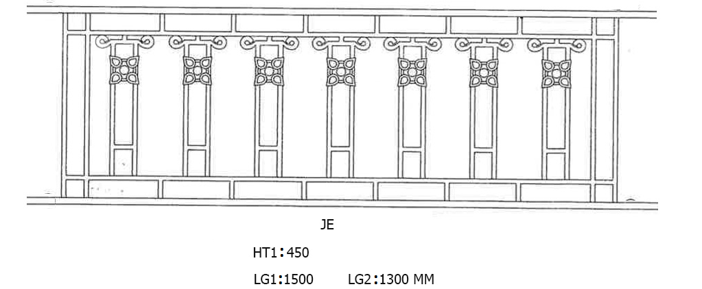 GRILLE DE BALCON GARDE CORPS BALUSTRADE LOISELET - JE