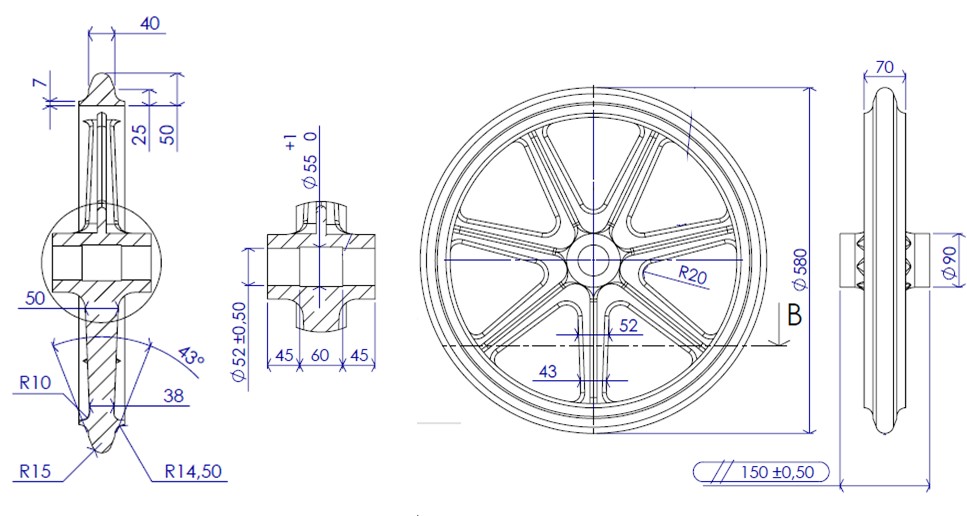 Roue packer 600