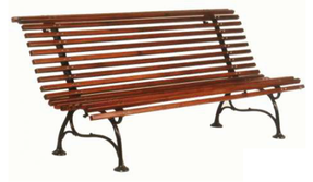 banc en fonte et bois